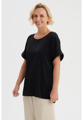 Imagen 2 del producto Blusa Mujer Roll Up Negro
