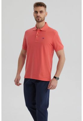 Imagen 2 del producto Polera Hombre Pique Básica Lisa Sandía - lll