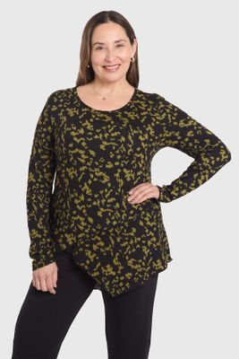 Sweater Mujer Cerrado Negro
