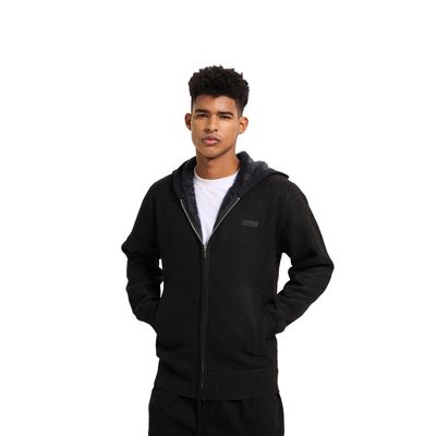 Sweater Hombre Hoodie Negro Fashion's Park
