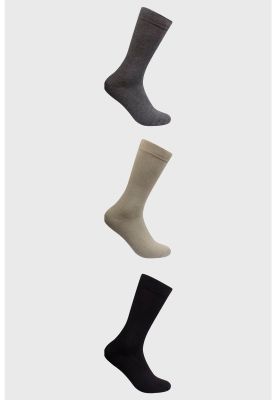 Calcetín Hombre Tripack Negro