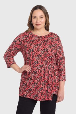 Imagen 1 del producto Polera Mujer Estampada Rojo