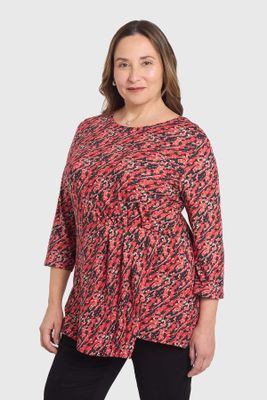 Imagen 2 del producto Polera Mujer Estampada Rojo