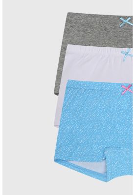 Imagen 2 del producto Calzón Niña Tripack Full Print Blanco