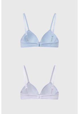 Imagen 2 del producto Sostén Mujer Bipack Copa Soft Liso Azul Claro - ll
