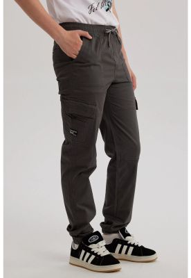 Imagen 2 del producto Pantalón Niño Gabardina Jogger Cargo Marengo