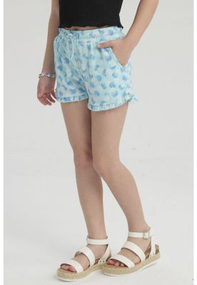 Imagen 2 del producto Short Niña Crep Celeste