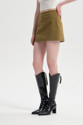 Imagen 2 del producto Falda Mujer Short Verde Olivo