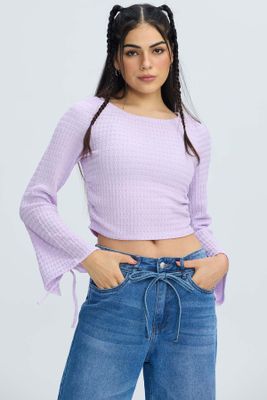 Polera Mujer Tiras Palo Rosa