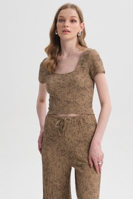 Imagen 1 del producto Polera Mujer Textura Beige