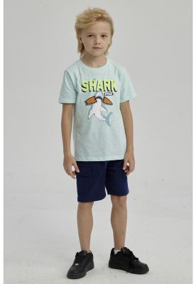 Imagen 2 del producto Polera Niño Print Lentejuelas Aqua