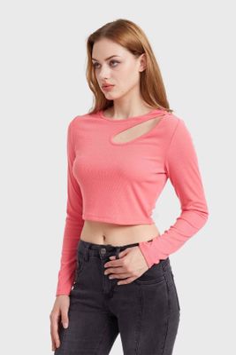 Imagen 2 del producto Polera Mujer Cut Out Coral