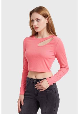 Imagen 2 del producto Polera Mujer Cut Out Coral