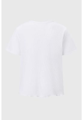 Imagen 2 del producto Polera Niña Rib Crop Crudo