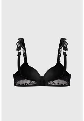Imagen 2 del producto Sostén Mujer Copa Soft Detalle Encaje Negro