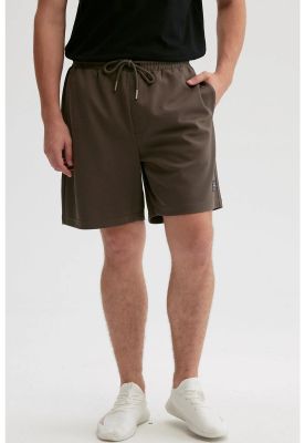 Bermuda Hombre Textura Con Bolsillo Verde