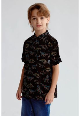 Imagen 2 del producto Camisa Niño Guayabera Negro