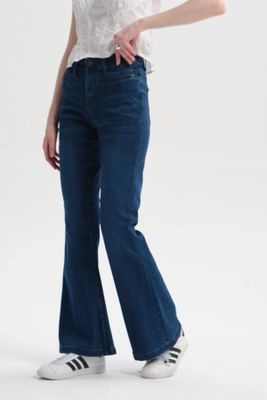 Imagen 2 del producto Jeans Mujer Flare Triangle Azul Oscuro