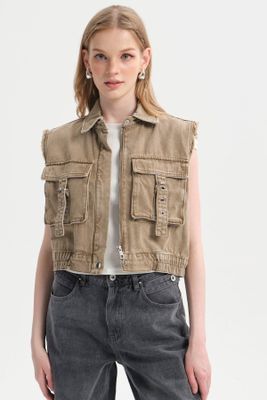 Imagen 1 del producto Chaqueta Mujer Cargo Caqui