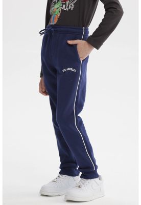 Imagen 2 del producto Pantalón Buzo Niño Pitillo Azul Oscuro