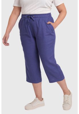 Imagen 2 del producto Pantalón Mujer Lino Azul