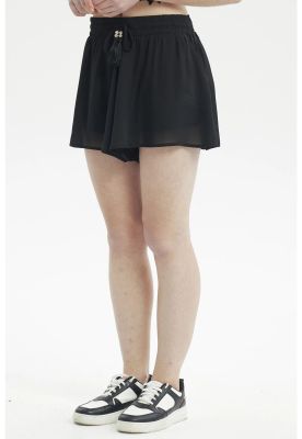 Imagen 2 del producto Short Mujer Cordón Delantero Negro