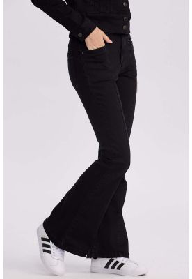 Imagen 2 del producto Jeans Mujer Flare Línea Negro