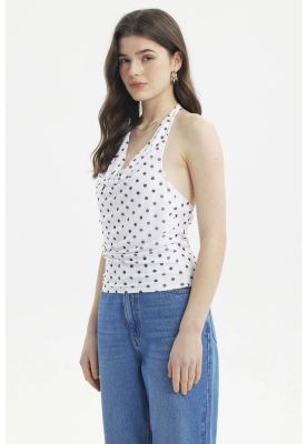 Imagen 2 del producto Polera Mujer Ajustado Halter Blanco