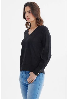 Imagen 2 del producto Sweater Mujer Ajustado Negro - ll