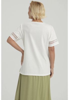 Imagen 2 del producto Polera Mujer Detalle Macramé Crudo II