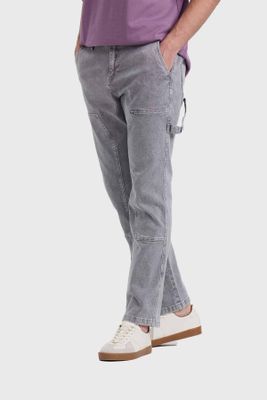 Imagen 2 del producto Jeans Hombre Costura Pierna Gris