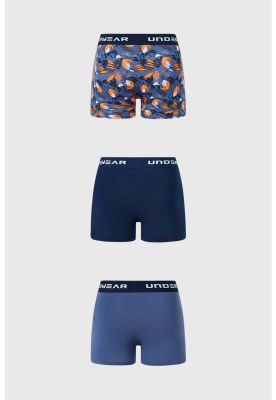Imagen 2 del producto Bóxer Hombre Tripack Liso Azul Marino