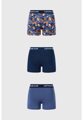 Imagen 2 del producto Bóxer Hombre Tripack Liso Azul Marino