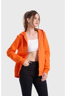 Imagen 2 del producto Polerón Mujer Hoodie Naranjo