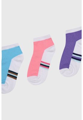 Imagen 2 del producto Calceta Deportiva Niña Tripack Rosado - ll