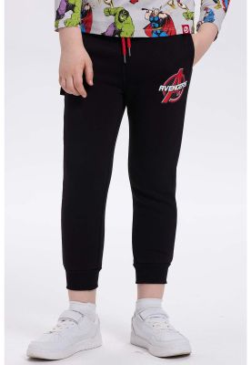 Pantalón Buzo Niño Jogger Avengers Negro
