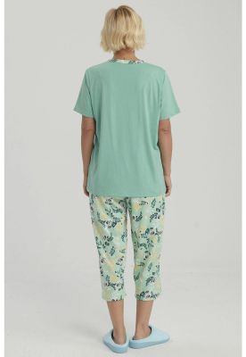 Imagen 2 del producto Pijama Mujer Full Print Verde