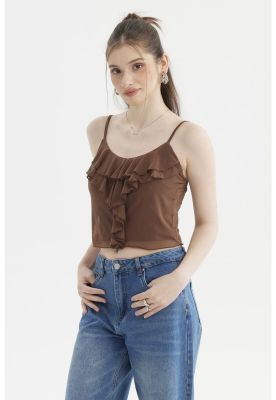 Imagen 2 del producto Peto Mujer Boho Vuelo Café Oscuro