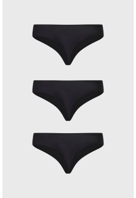 Imagen 2 del producto Calzón Mujer Tripack Colaless Negro