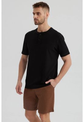 Imagen 2 del producto Polera Hombre Tres Botones Negro- ll