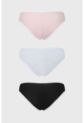 Imagen 2 del producto Calzón Mujer Tripack Bikini Liso Blanco - ll