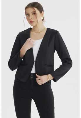 Imagen 1 del producto Blazer Mujer Sin Solapa Y Liso Negro