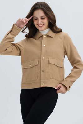 Imagen 1 del producto Chaqueta Mujer Paño Camel