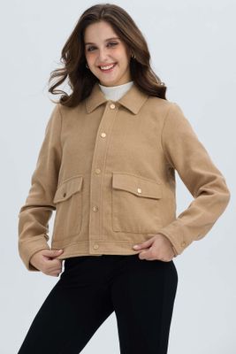 Imagen 2 del producto Chaqueta Mujer Paño Camel