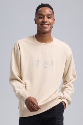 Imagen 1 del producto Polerón Hombre Aplicación Beige