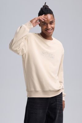 Imagen 2 del producto Polerón Hombre Aplicación Beige