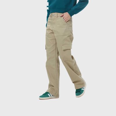 Imagen 2 del producto Jeans Mujer Color Calce Recto Camel