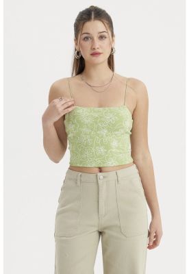 Imagen 1 del producto Peto Mujer Liso Print Crop Verde