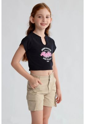 Imagen 2 del producto Polera Niña Print Negro- ll