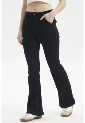 Imagen 2 del producto Jeans Mujer Moda Flare Negro